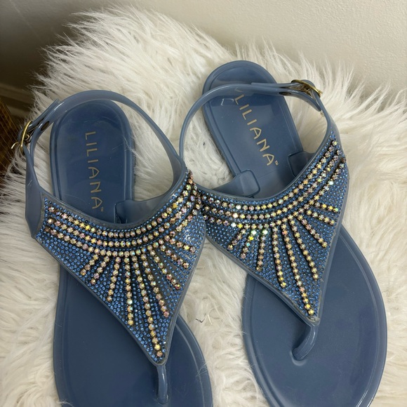 Liliana Rhinestone Sandals - Picture 2 of 3